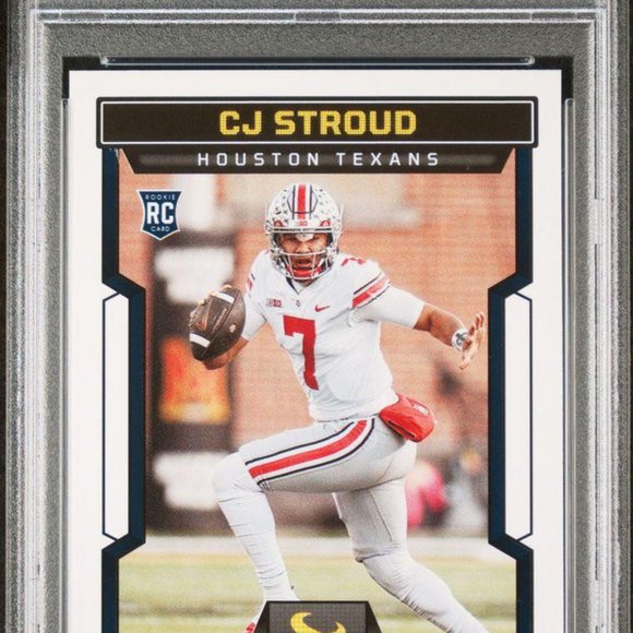 Panini Toys 223 Panini Score Rookies Cj Stroud 302 Rookie Rc Psa 8